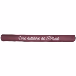 BOUDIN DE PORTE COLLECTION EN FAMILLE BORDEAUX Vous allez craquer pour ce boudin de porte qui isolera vos bas de porte tout e ...