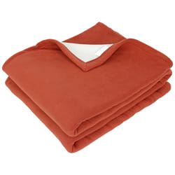 Linnea Narvik plaid 180 x 220 cm Polyester Marron