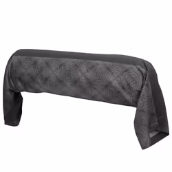 Linnea Tiago, Noir, Satin, 125 g/m², Tiago, France, 240 x 43 cm