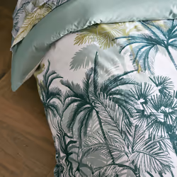Linnea Trinidad Vert 200 x 43 cm Percale