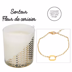 Linnea Karji bougie en cire Blanc 1 pièce(s)