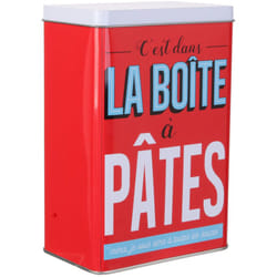 Linnea - Petite boîte métal la boite a Pâtes rouge