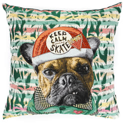 Linnea Animal Vert 45 x 45 cm