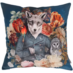 Linnea Animal, Bleu, Animal, France, 45 x 45 cm, 105 g, 1 pièce(s)