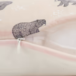 Linnea Animal Beige 70 x 70 cm