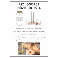 Linnea Lab Factory bougie en cire Blanc 1 pièce(s)