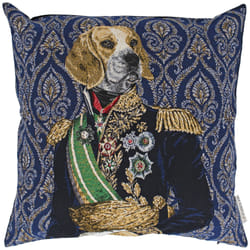 Linnea Animal Bleu 45 x 45 cm
