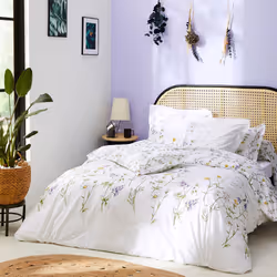Linnea Foliflora, Blanc, Coton