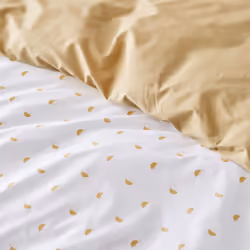 Linnea Alex housse de couette Marron Percale 280 x 240 cm