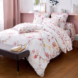 Linnea Élisa, Rose, Percale, 115 g/m², Élisa, France, 140 x 43 cm