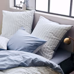 Linnea Gaby housse de couette Bleu Percale 140 x 200 cm