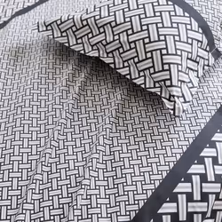 Linnea Riviera Noir 140 x 43 cm Percale