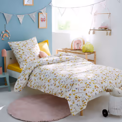 Linnea Papillons, Jaune, Coton