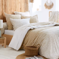 Linnea Reflet, Marron, Coton