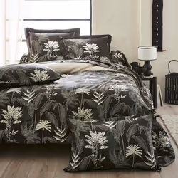 Linnea Cayenne, Noir, Satin, 125 g/m², Cayenne, France, 240 x 43 cm