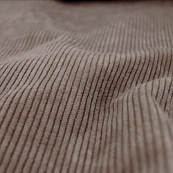 Tissu dameublement velours côtelé laize 140 cm STARSKY marron Ficelle