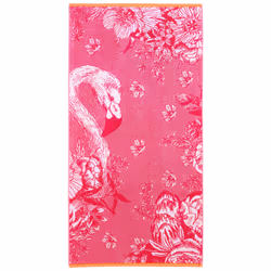 Linnea Floride, Rose, 480 g/m², Coton, Portugal, 75 x 150 cm, 1 pièce(s)
