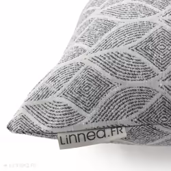Linnea Geometrical Blanc 70 x 70 cm