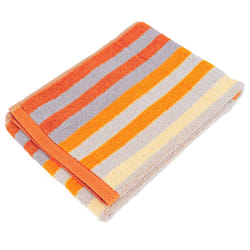 Linnea Pure stripes serviette à main Orange 50 x 100 cm