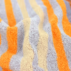 Linnea Pure stripes serviette à main Orange 50 x 100 cm