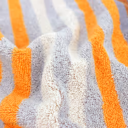 Linnea Pure stripes Orange Coton 70 x 140 cm 1 pièce(s)