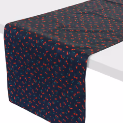 Linnea Cerises, Bleu, Coton, 450 mm, 1 pièce(s), France