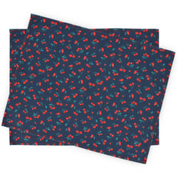 Linnea Cerises set de table Bleu 2 pièce(s)