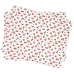 Linnea Cerises set de table Blanc 2 pièce(s)