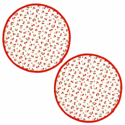 Linnea Cerises, Blanc, Coton, Cerises, 2 pièce(s), France