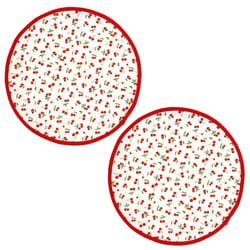 Linnea Cerises set de table Blanc 2 pièce(s)