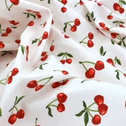 Linnea Cerises set de table Blanc 2 pièce(s)