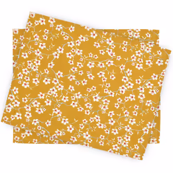 Linnea Amandier, Jaune, Coton, Amandier, 350 mm, 450 mm, 40 g