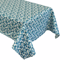 Linnea Aster, Bleu, Coton, France, 120 x 120 cm, 1 pièce(s)