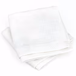 Linnea Alba, Coton, Blanc, 30 x 30 cm, 2 pièce(s), 520 g/m², 55 g
