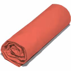 Drap housse 140x190 cm satin de coton SAPRI rouge sienne Optez pour du linge de lit lumineux et soyeux avec le drap housse SA ...