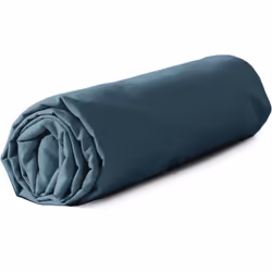 Drap housse 160x200 cm coton lavé LINO bleu marine Faites le choix d'un style cosy et tendance avec ce drap housse LINO dispo ...