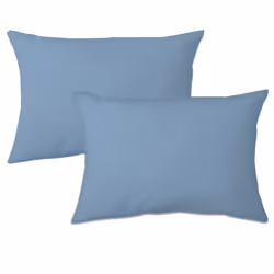 Linnea Lago, Bleu, Polyester, 82 g/m², Lago, Pakistan, 50 x 70 cm