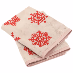 Linnea Ice, Rouge, 50 x 50 cm, Coton, 440 g/m², 2 pièce(s), Portugal
