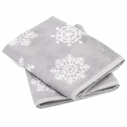 Linnea Ice, Gris, 50 x 50 cm, Coton, 440 g/m², 2 pièce(s), Portugal