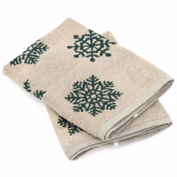 Linnea Ice, Vert, 50 x 50 cm, Coton, 440 g/m², 2 pièce(s), Portugal