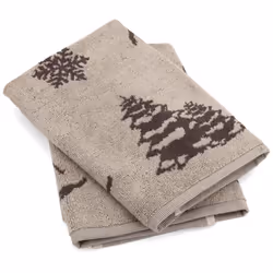 Linnea Ski, Marron, 50 x 50 cm, Coton, 440 g/m², 2 pièce(s), Portugal