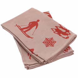 Linnea Ski, Rouge, 50 x 70 cm, Coton, 260 g/m², 2 pièce(s), Portugal