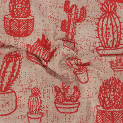 Linnea Cactus torchon de cuisine 50 x 50 cm