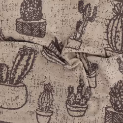 Linnea Cactus torchon de cuisine 50 x 50 cm