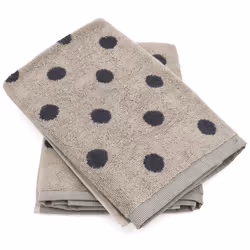Linnea Spot, Gris, 50 x 50 cm, Coton, 440 g/m², 2 pièce(s), Portugal