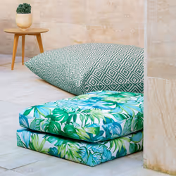 Linnea Panama Vert 80 x 80 cm Polyester