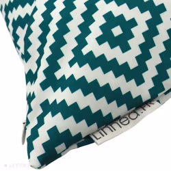 Linnea Panama Vert 80 x 80 cm Polyester