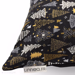 Linnea Célébration Gris 70 x 70 cm Polycoton