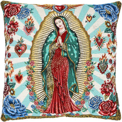 Linnea Guadalupe Vert 45 x 45 cm Polycoton