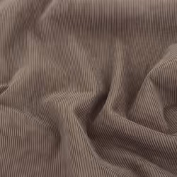 Tissu dameublement velours côtelé laize 140 cm STARSKY marron Chamois